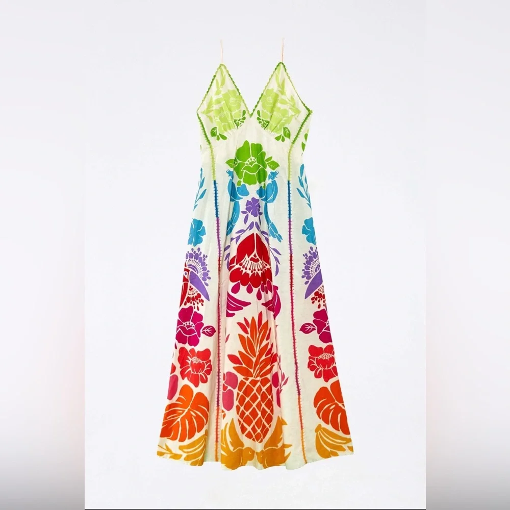 Farm Rio Tropical maxi dress - Picture 1 of 4